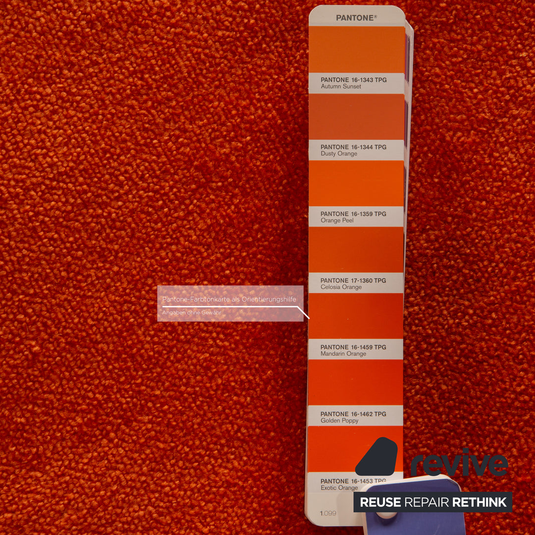 Bretz Pool Stoff Sessel Orange