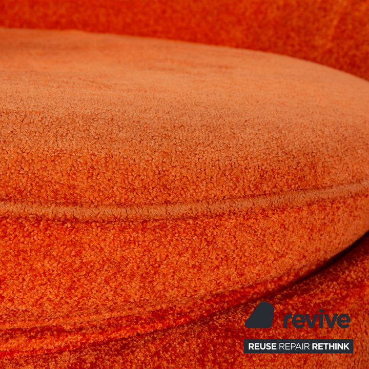 Bretz Pool Stoff Sessel Orange