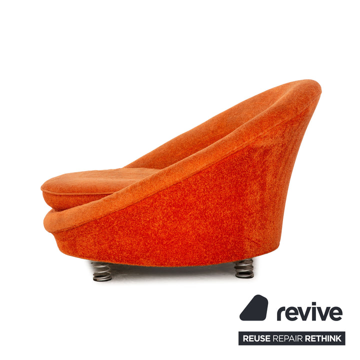 Bretz Pool Stoff Sessel Orange