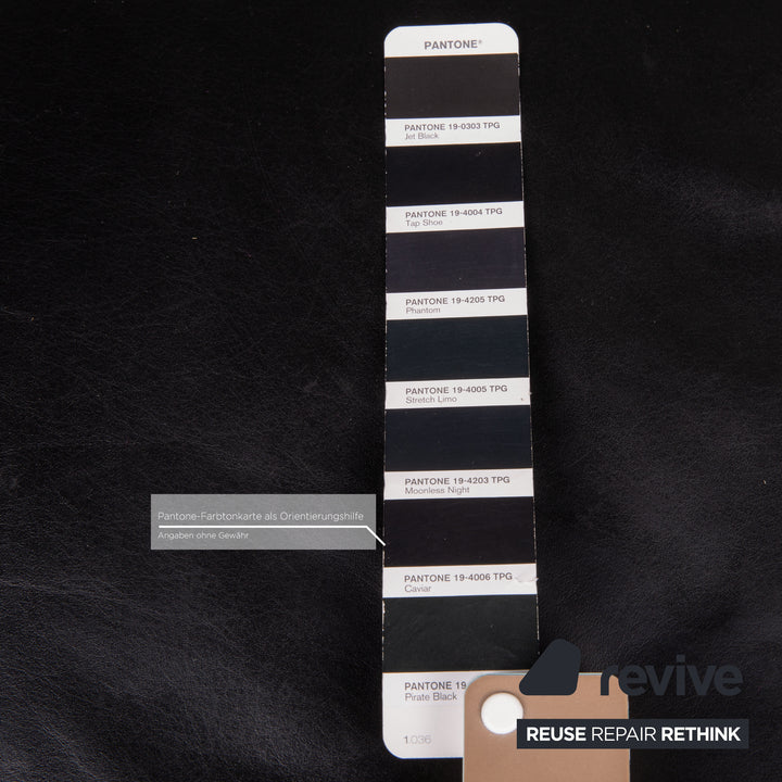 Bretz Popeye Designer Leder Hocker Schwarz