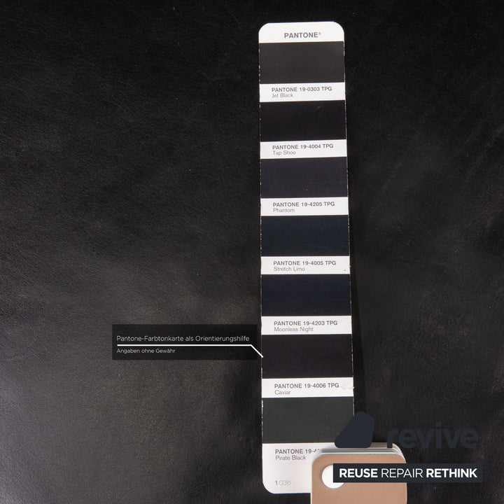 Bretz Popeye Leder Sofa Schwarz Ecksofa Couch