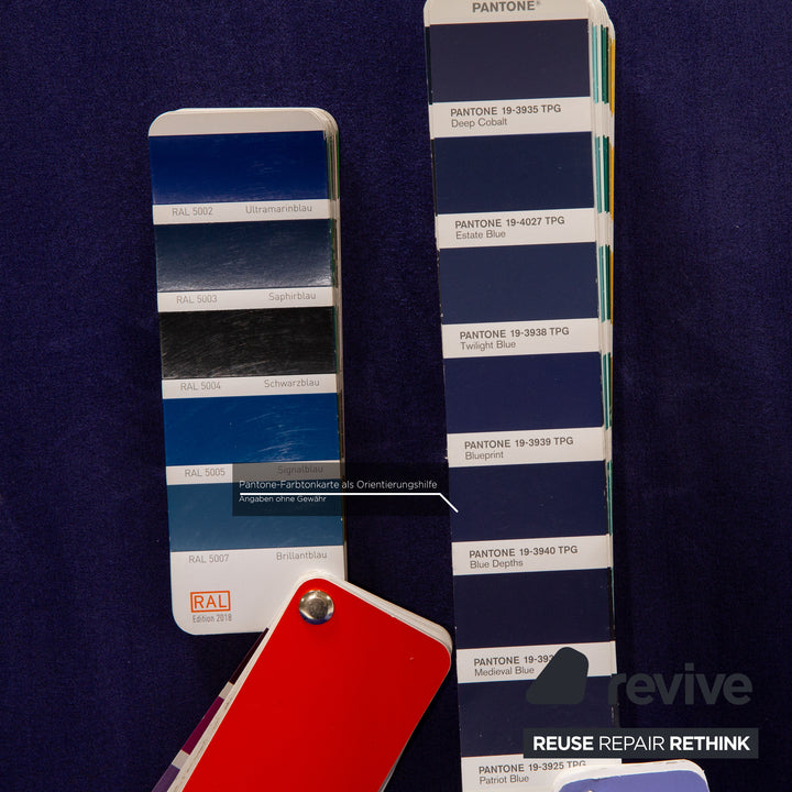 Canapé trois places Bretz Popeye en tissu bleu violet