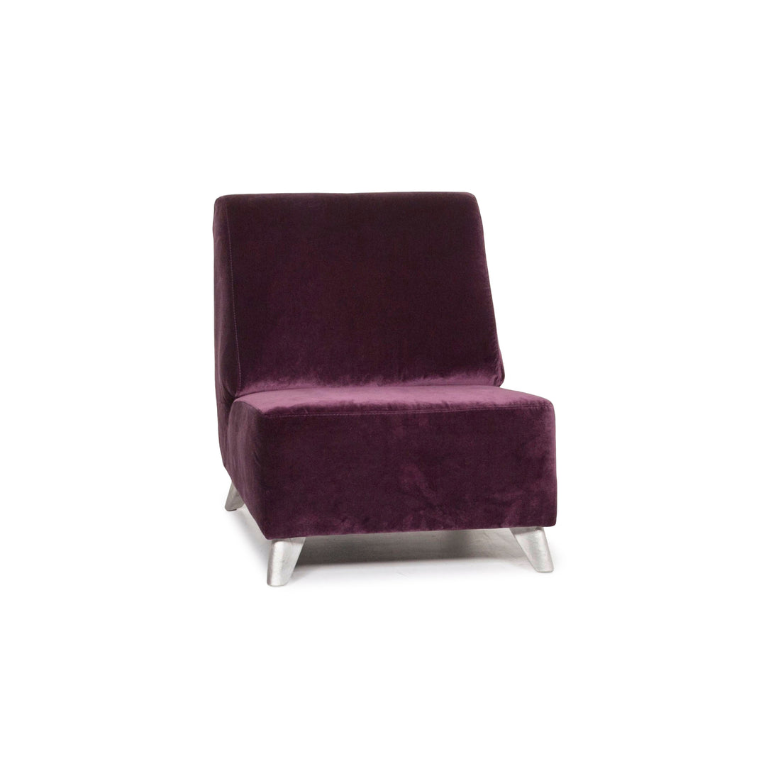 Bretz Stoff Sessel Lila #12603