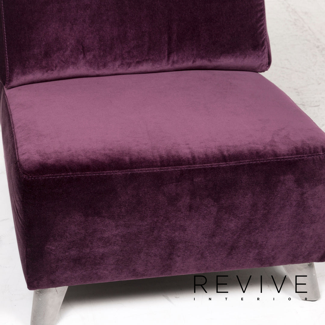 Bretz Stoff Sessel Lila #12603
