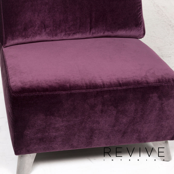 Bretz Stoff Sessel Lila #12603