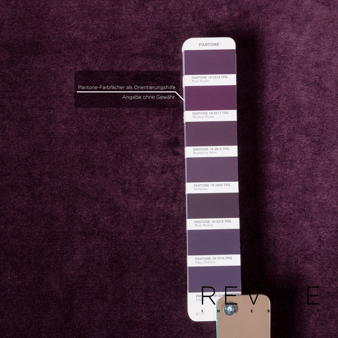 Bretz Stoff Sessel Lila #12603