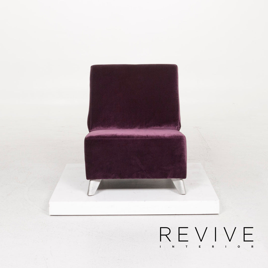 Bretz Stoff Sessel Lila #12603