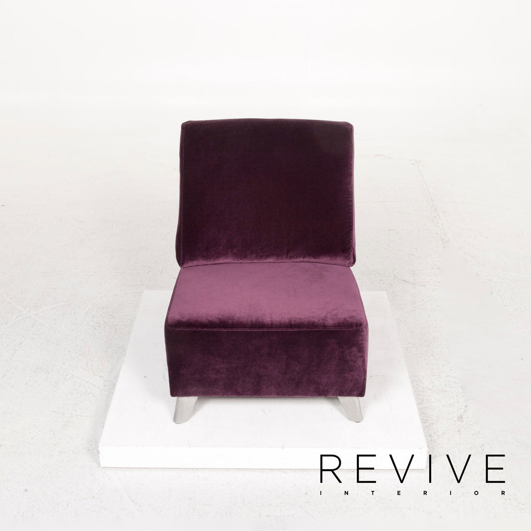 Bretz Stoff Sessel Lila #12603