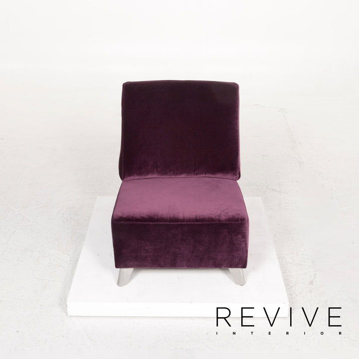 Bretz Stoff Sessel Lila #12603