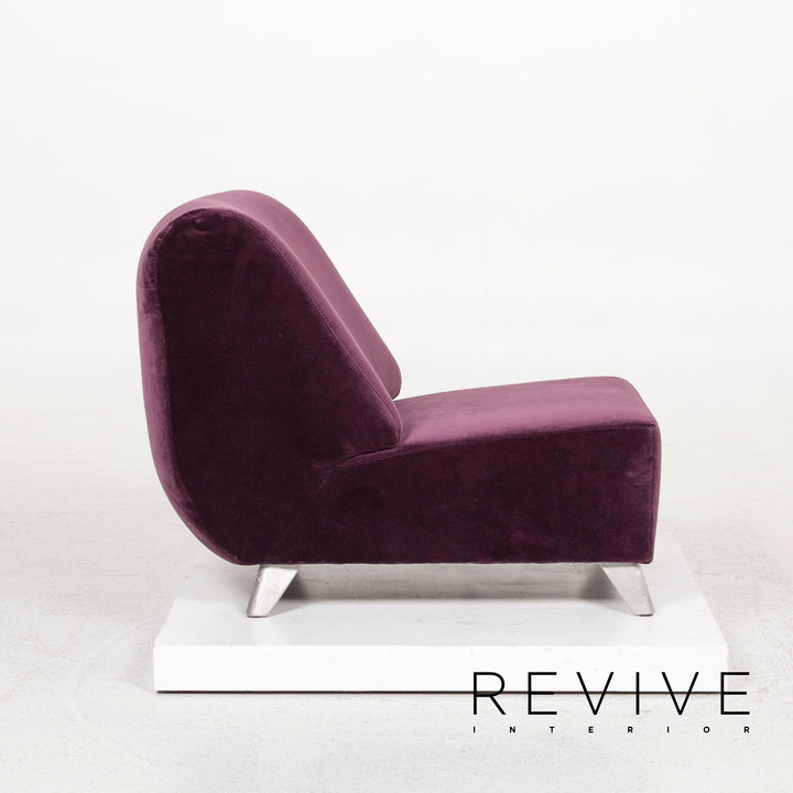 Bretz Stoff Sessel Lila #12603