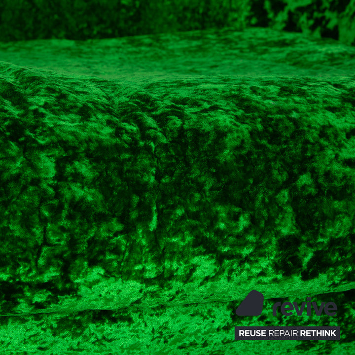 Bretz Slow Rider Stoff Dreisitzer Grün Sofa Couch