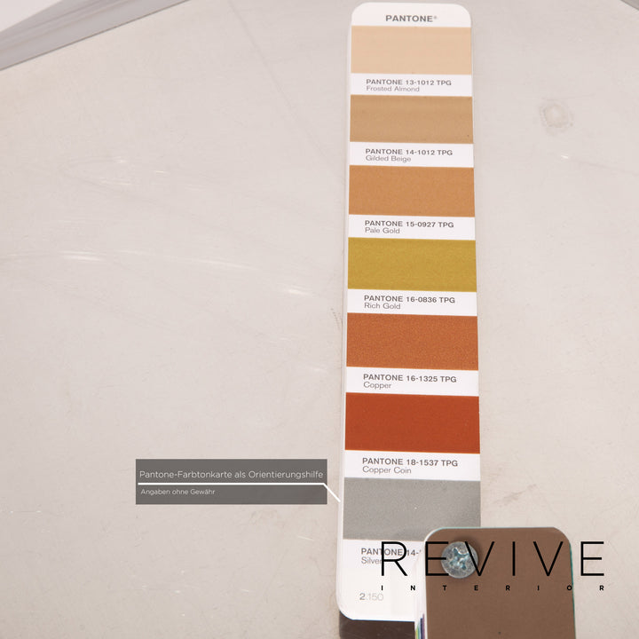 Bretz Stealth Metall Beistelltisch Silber Tisch Couchtisch #14581