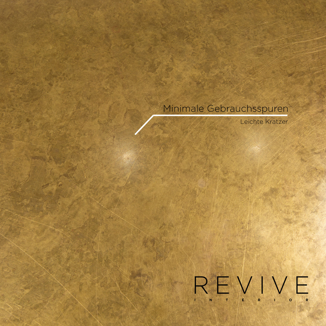 Bretz Stealth Metall Couchtisch Gold Tisch #13483