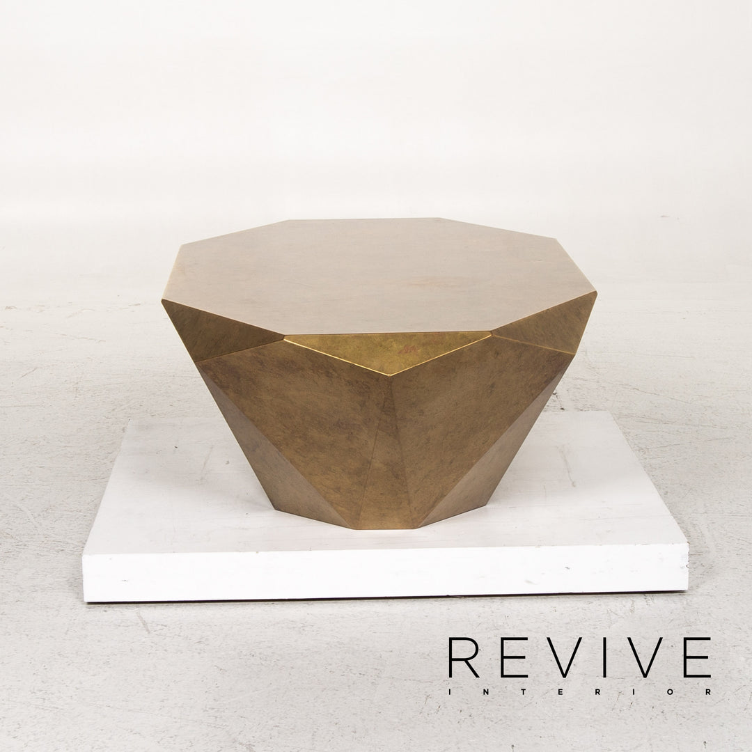 Bretz Stealth Metall Couchtisch Gold Tisch #13483