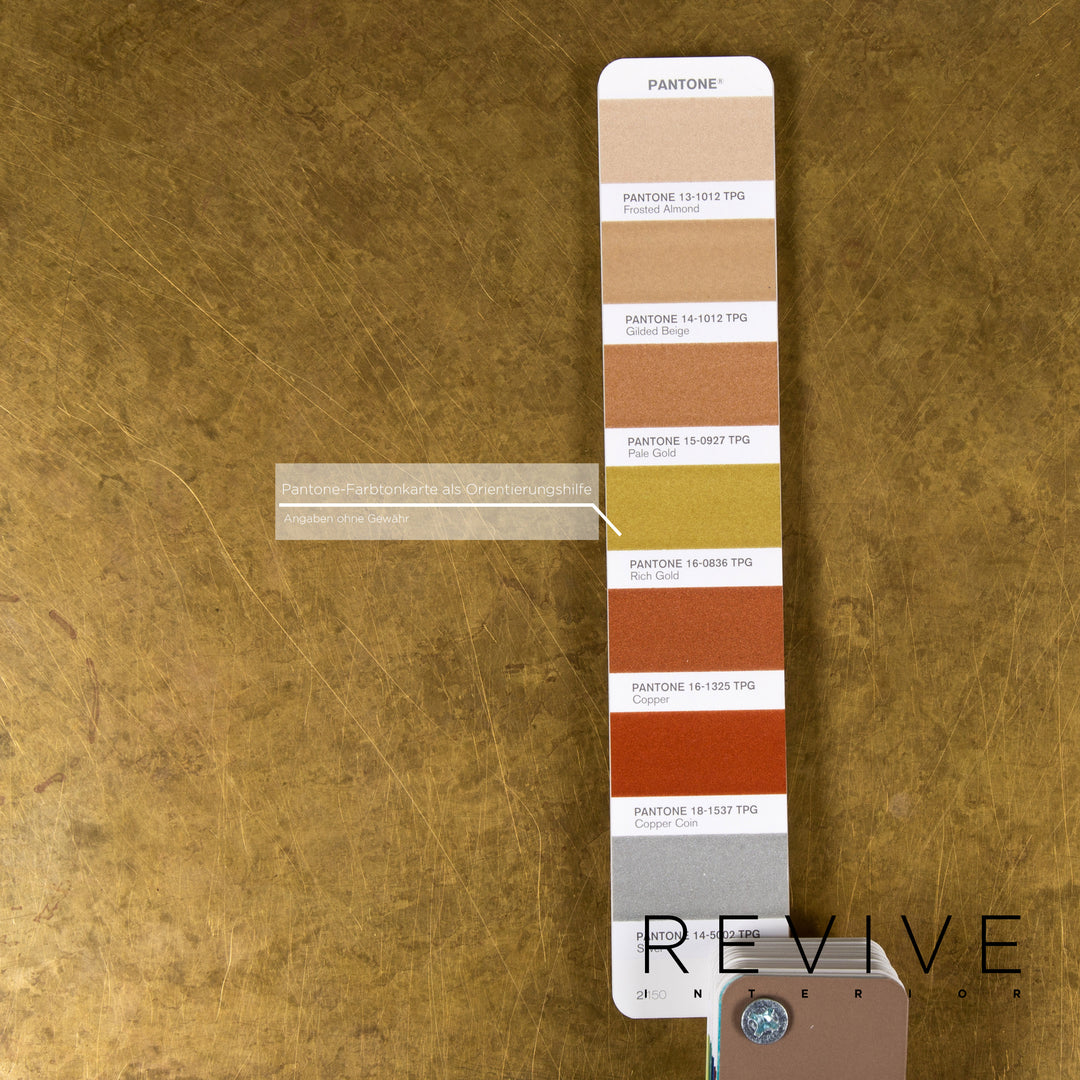 Bretz Stealth Metall Couchtisch Gold Tisch #13483