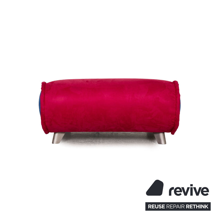 Bretz Stoff Hocker Pink Neubezug