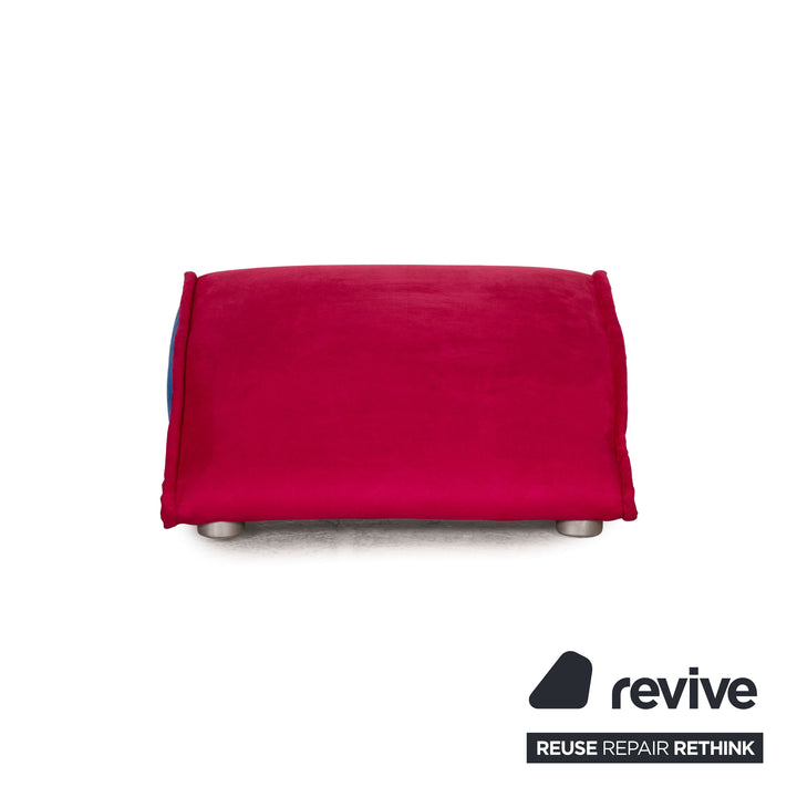 Bretz Stoff Hocker Pink Neubezug