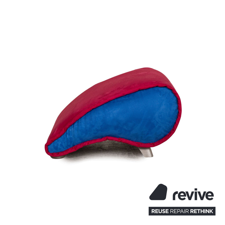 Bretz Stoff Hocker Pink Neubezug