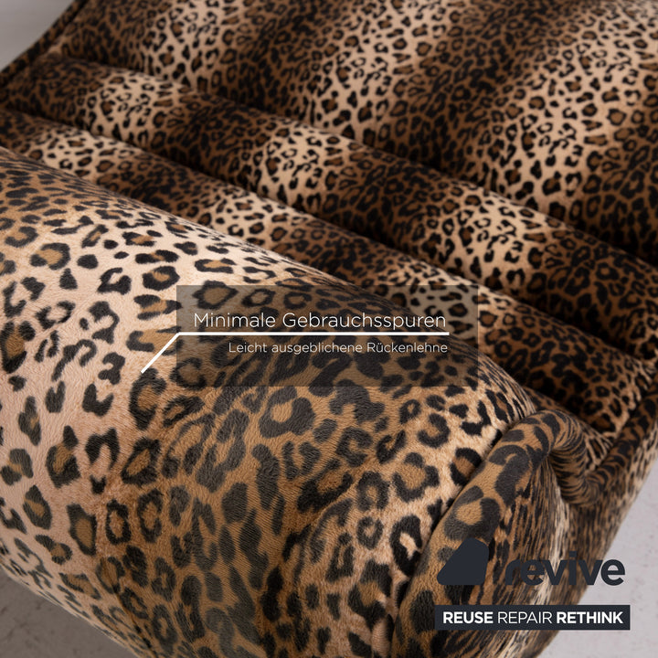 Bretz Stoff Liege Braun Leopoard Muster #14236