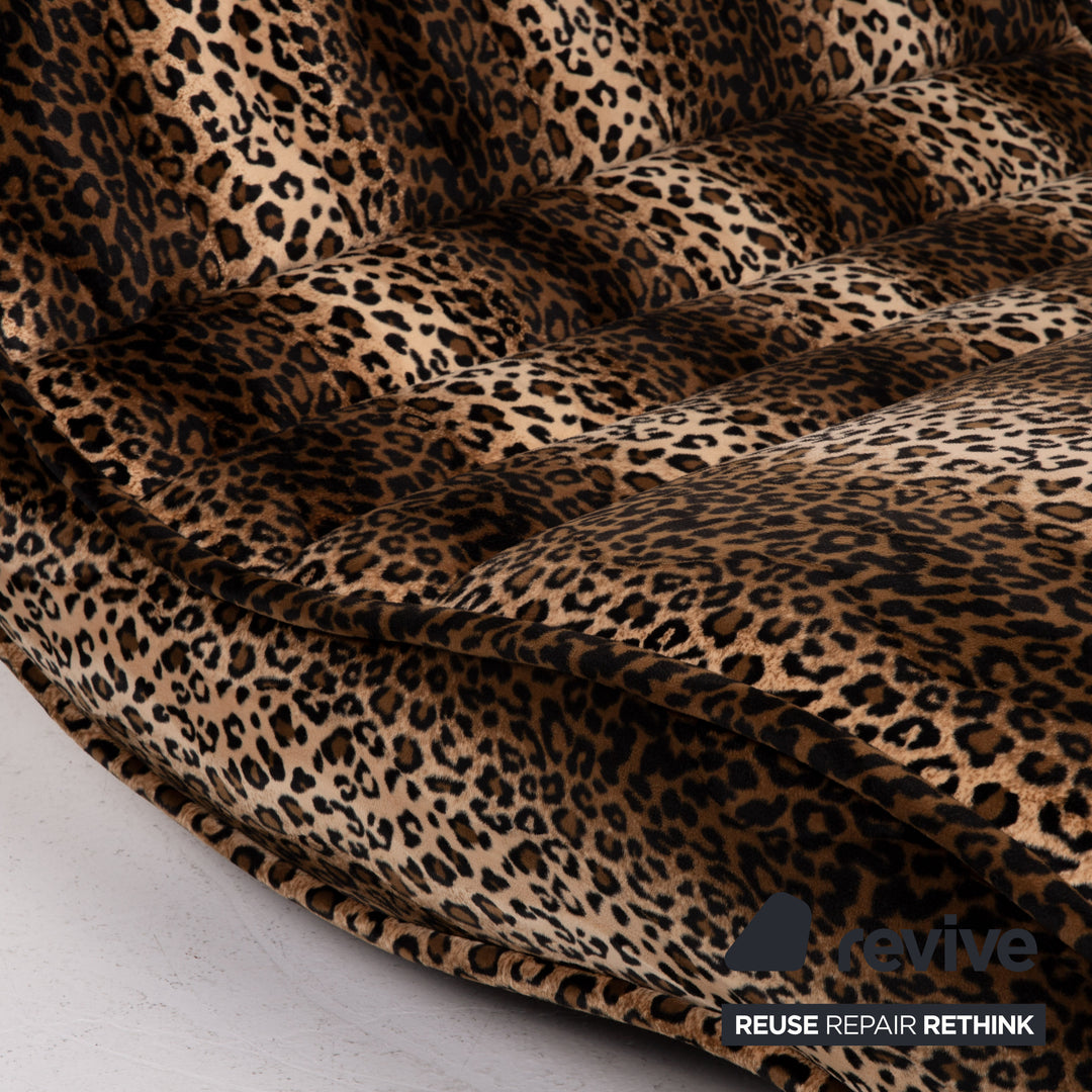 Bretz Stoff Liege Braun Leopoard Muster #14236