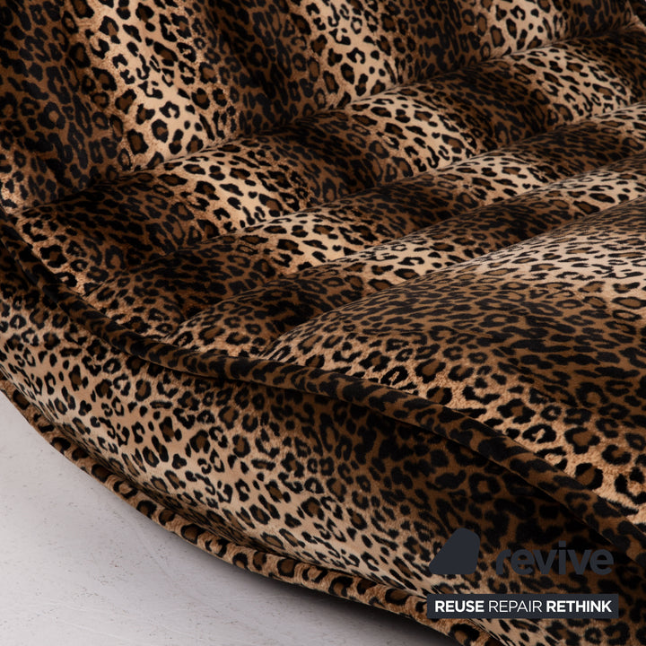 Bretz Stoff Liege Braun Leopoard Muster #14236