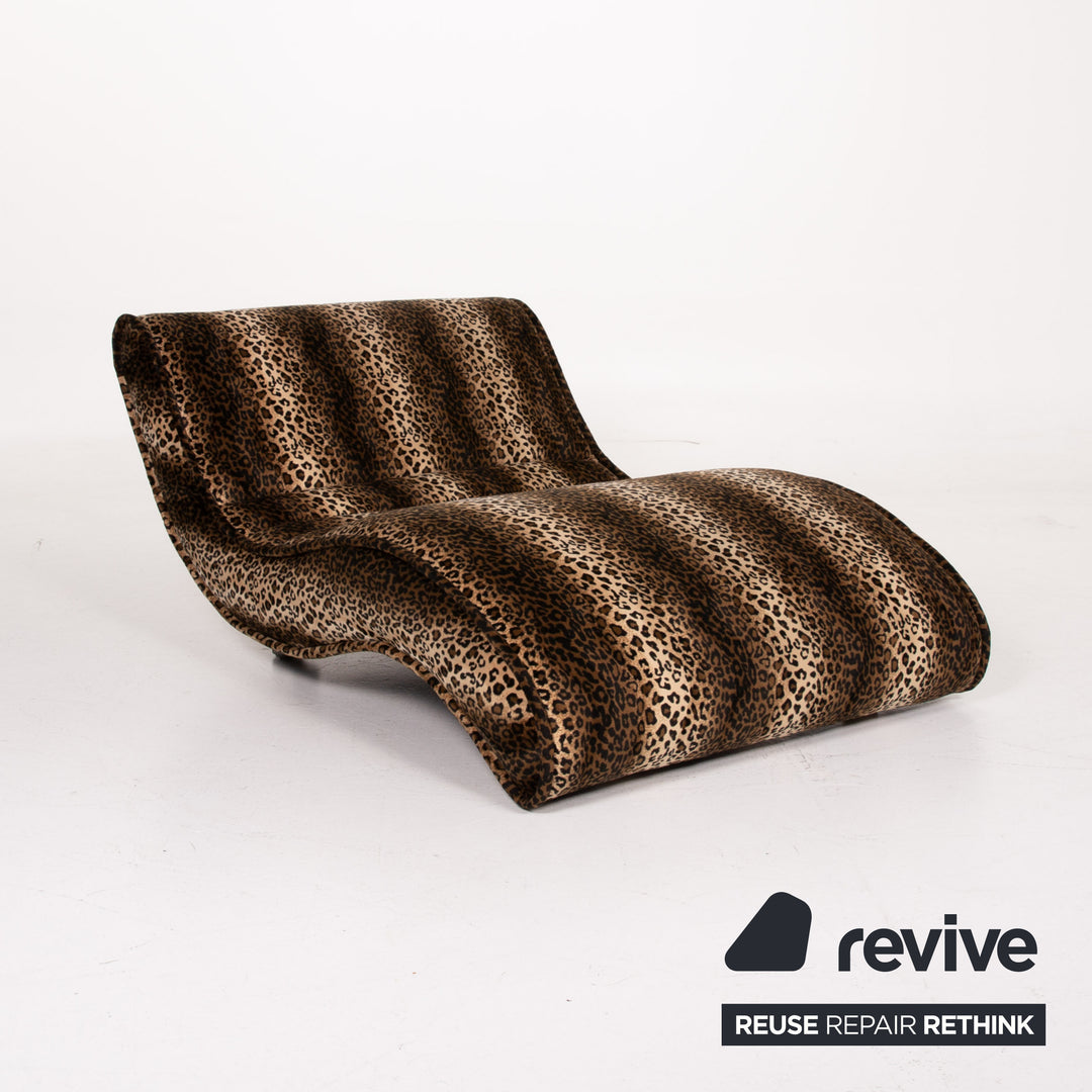 Bretz Stoff Liege Braun Leopoard Muster #14236
