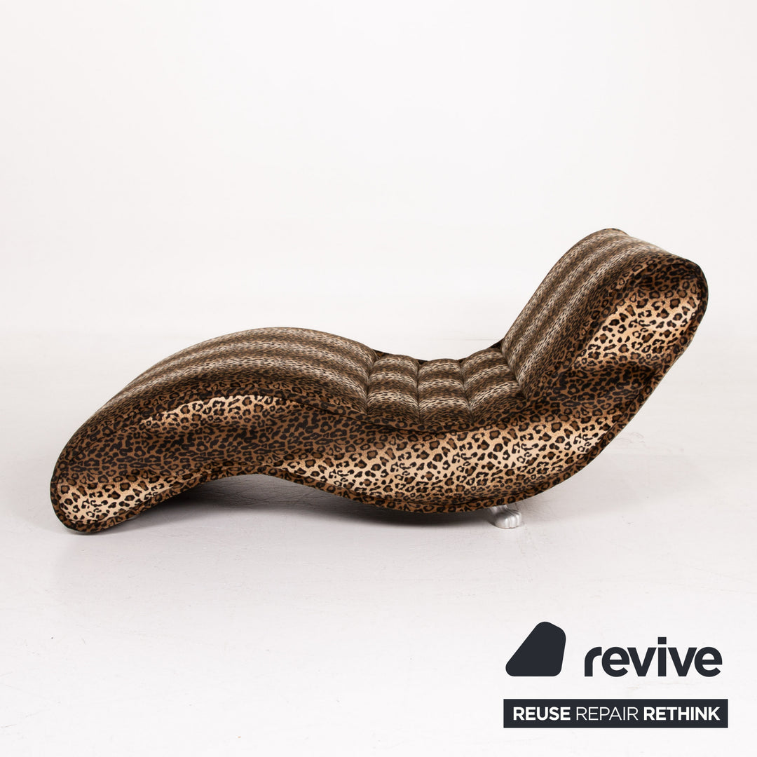 Bretz Stoff Liege Braun Leopoard Muster #14236
