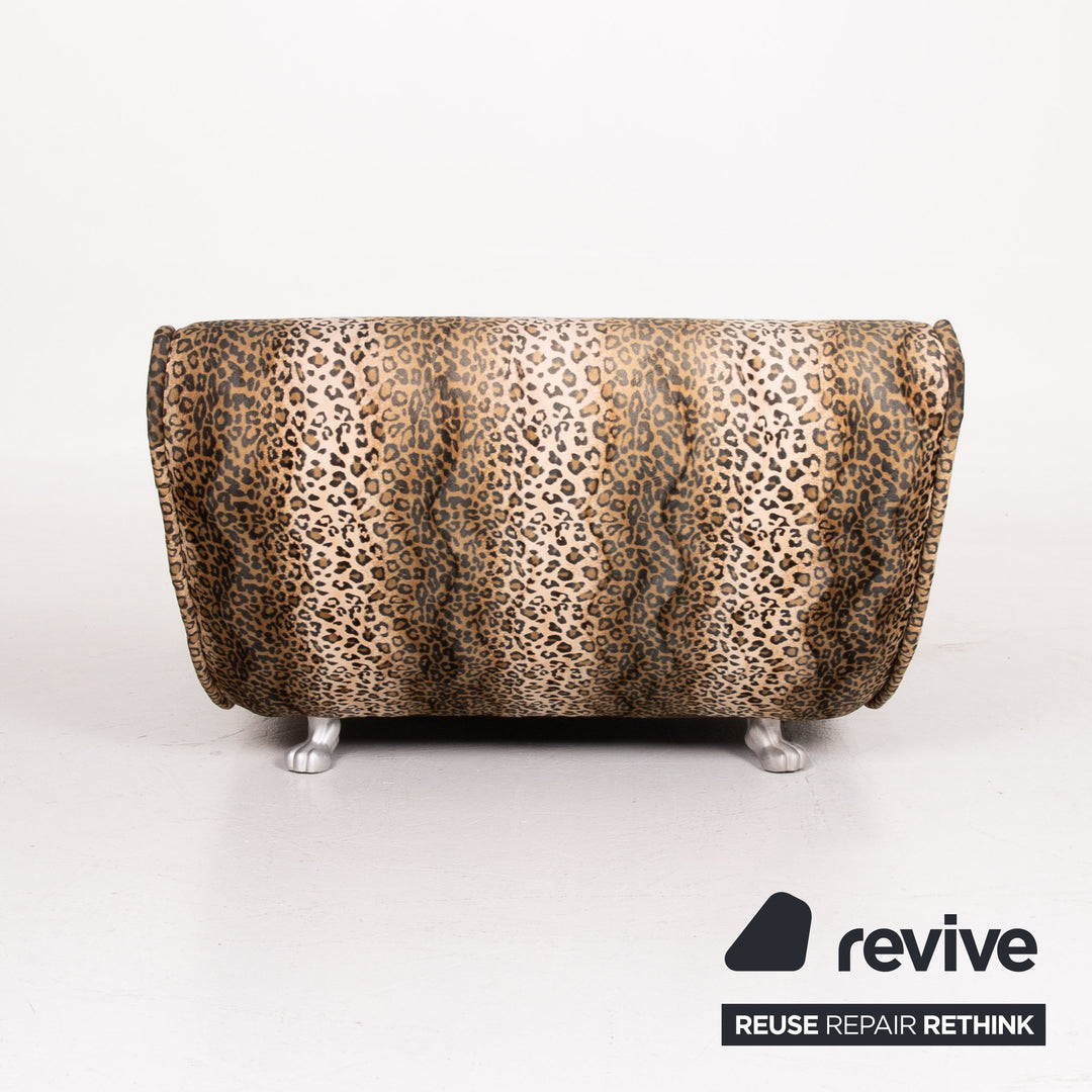 Bretz Stoff Liege Braun Leopoard Muster #14236
