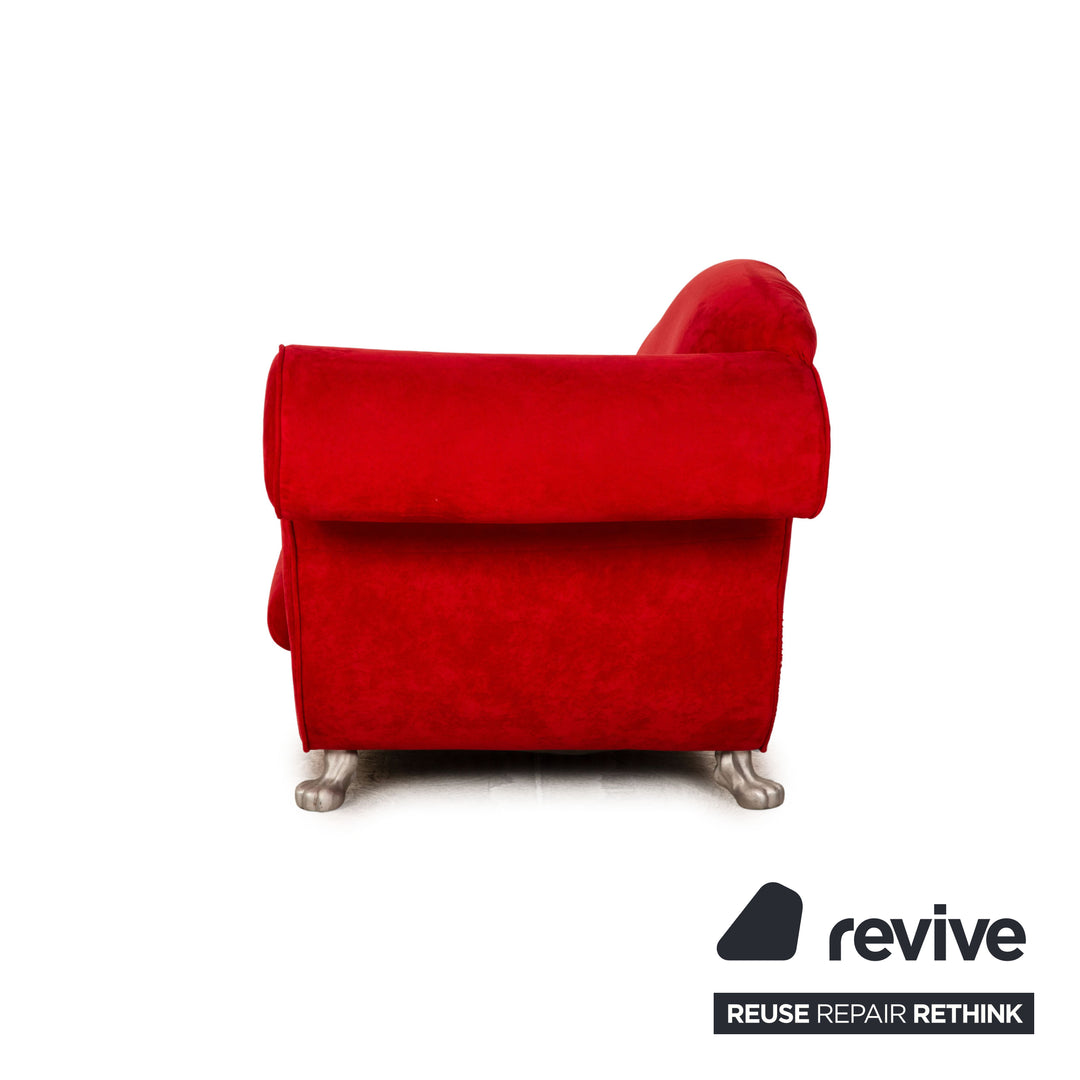 Bretz Stoff Liege Rot Recamiere