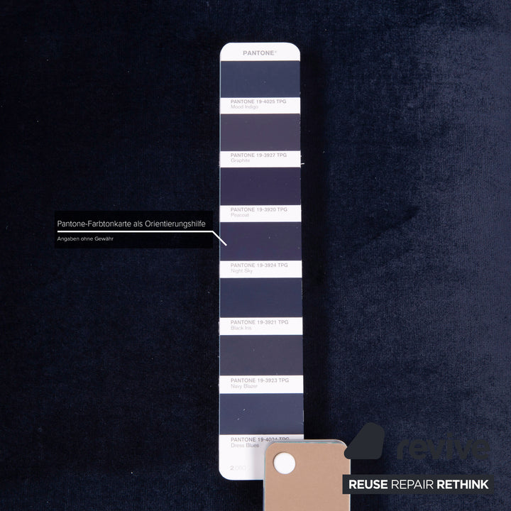 Bretz Stoff Sessel Blau Funktion Wippfunktion