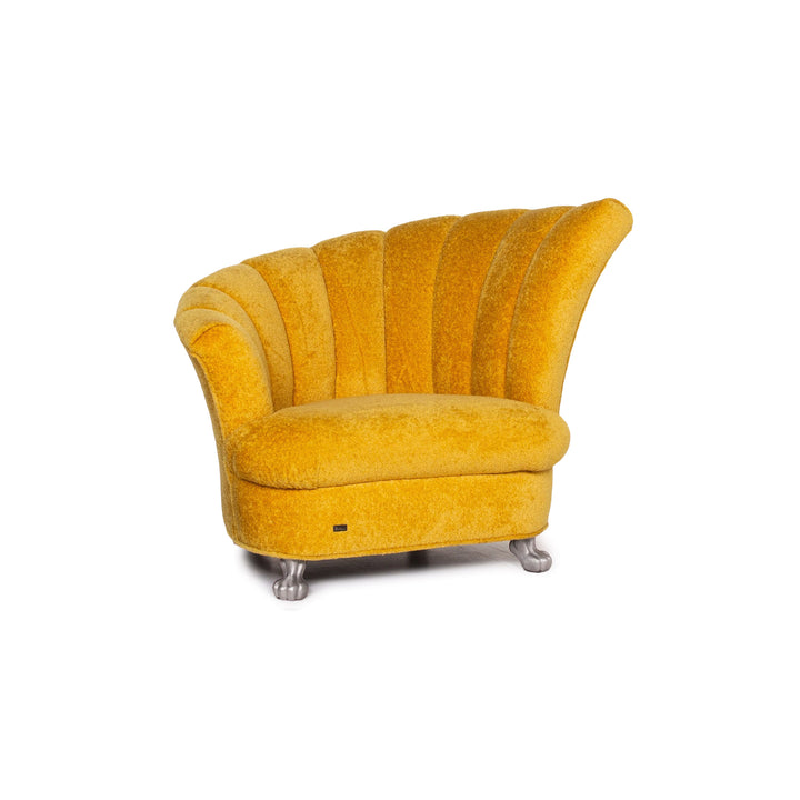 Bretz Stoff Sessel Gelb #13558