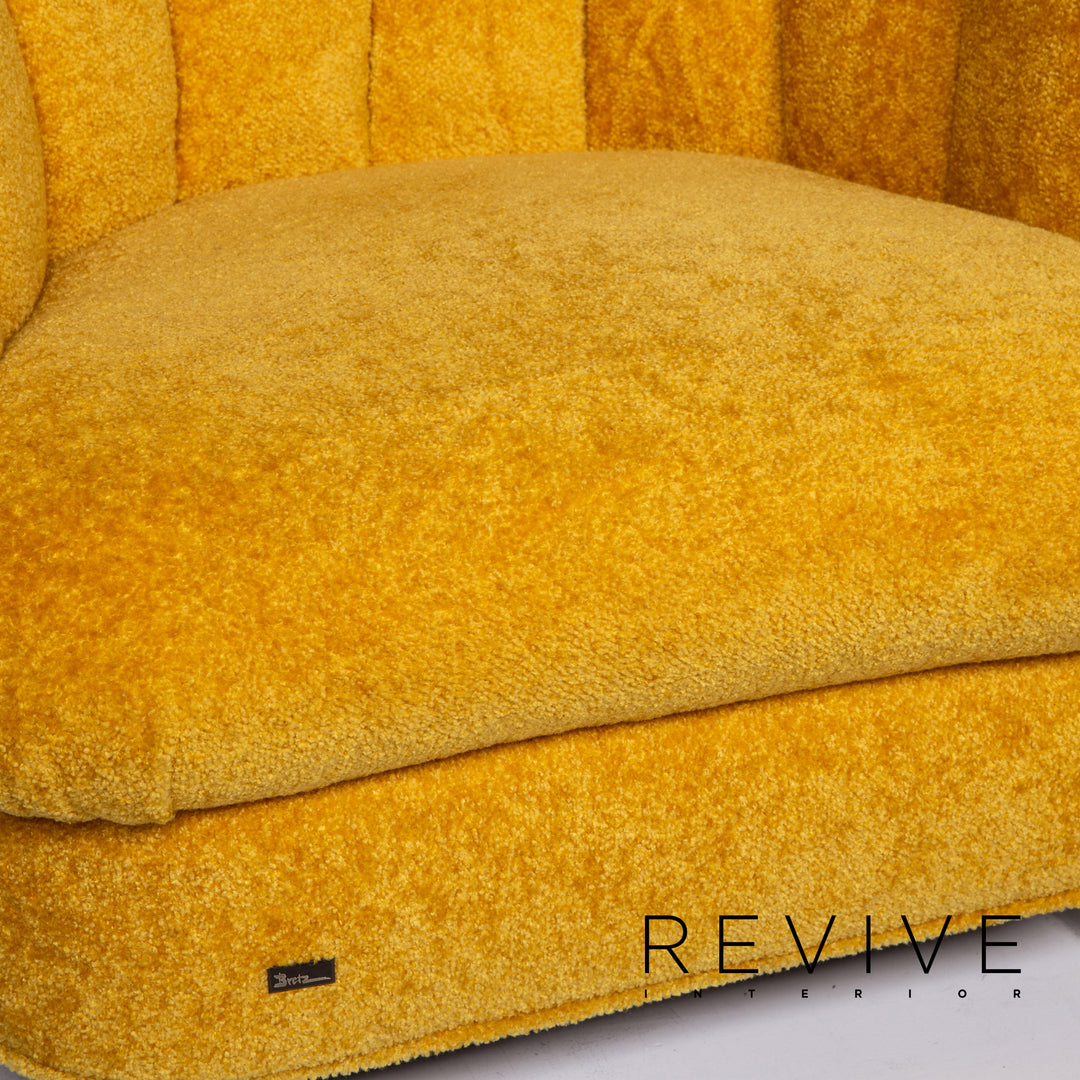 Bretz Stoff Sessel Gelb #13558