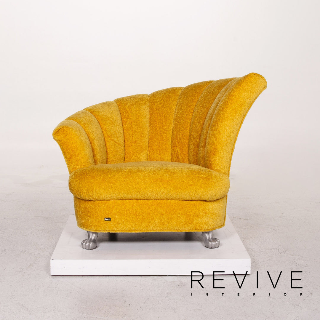 Bretz Stoff Sessel Gelb #13558