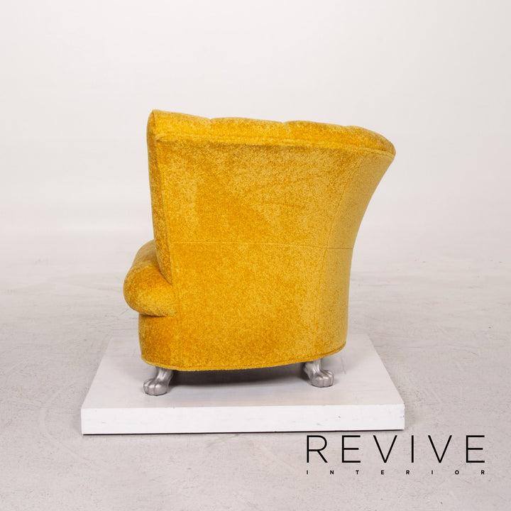 Bretz Stoff Sessel Gelb #13558