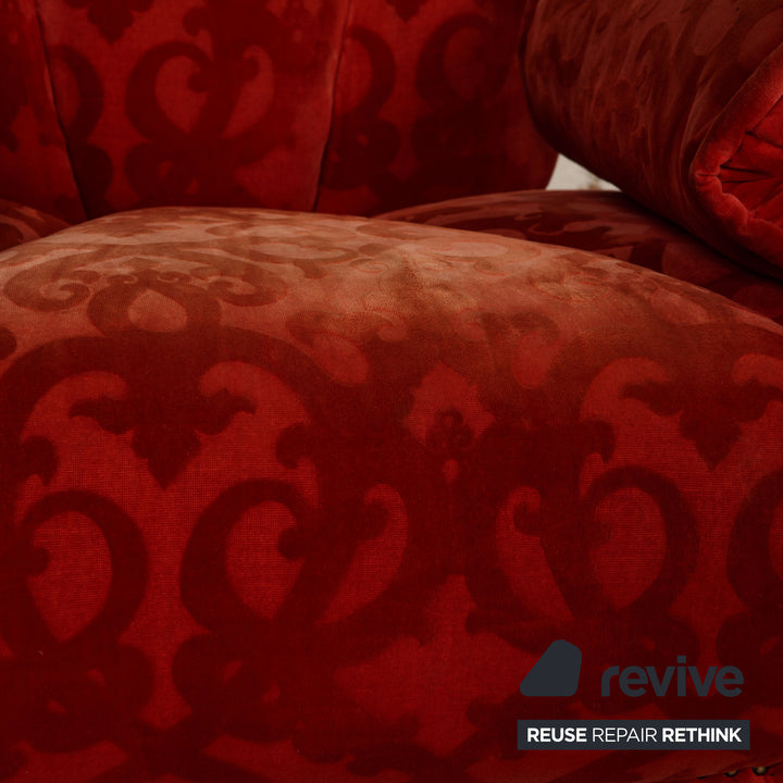 Bretz Stoff Sessel Rot