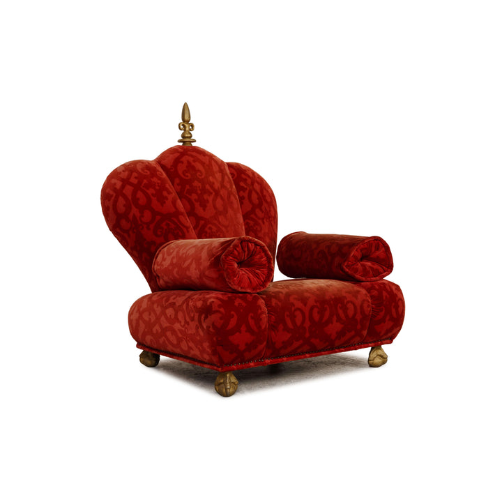 Bretz Stoff Sessel Rot