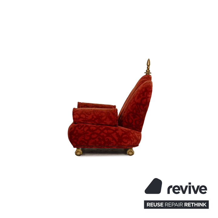 Bretz Stoff Sessel Rot