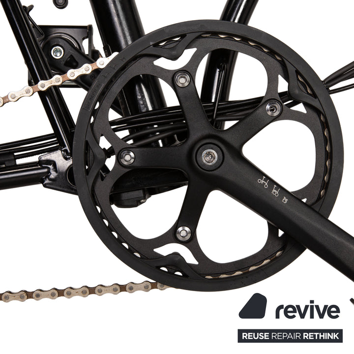 Brompton Electric C Line 2022 Aluminium E-City-Bike Schwarz Fahrrad Klapprad