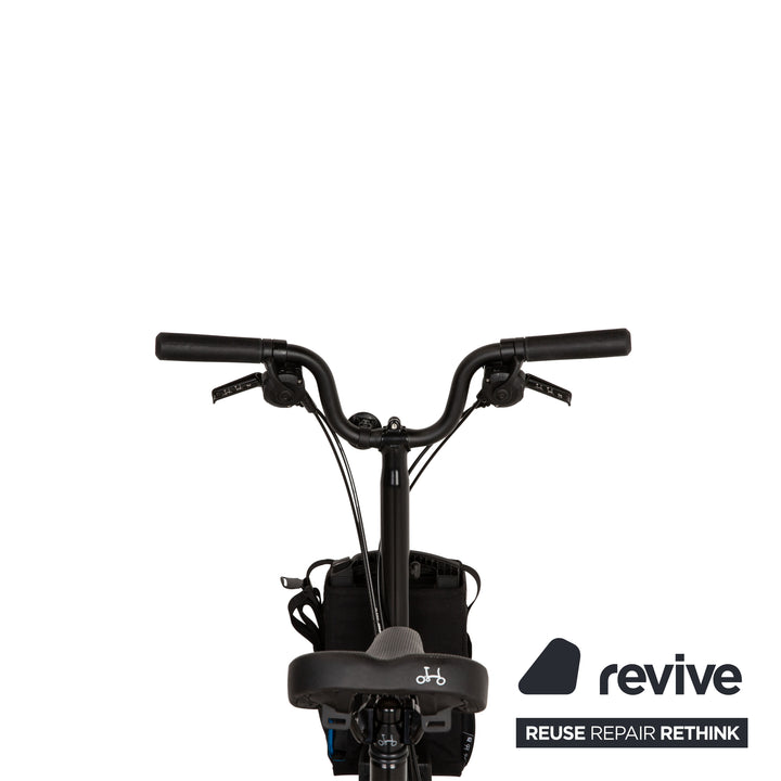 Brompton Electric C Line 2022 Aluminium E-City-Bike Schwarz Fahrrad Klapprad