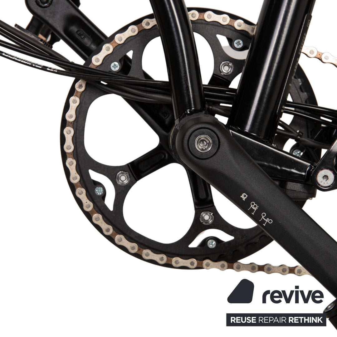 Brompton Electric C Line 2022 Aluminium E-City-Bike Schwarz Fahrrad Klapprad