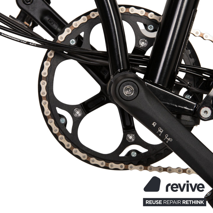 Brompton Electric C Line 2022 Aluminium E-City-Bike Schwarz Fahrrad Klapprad