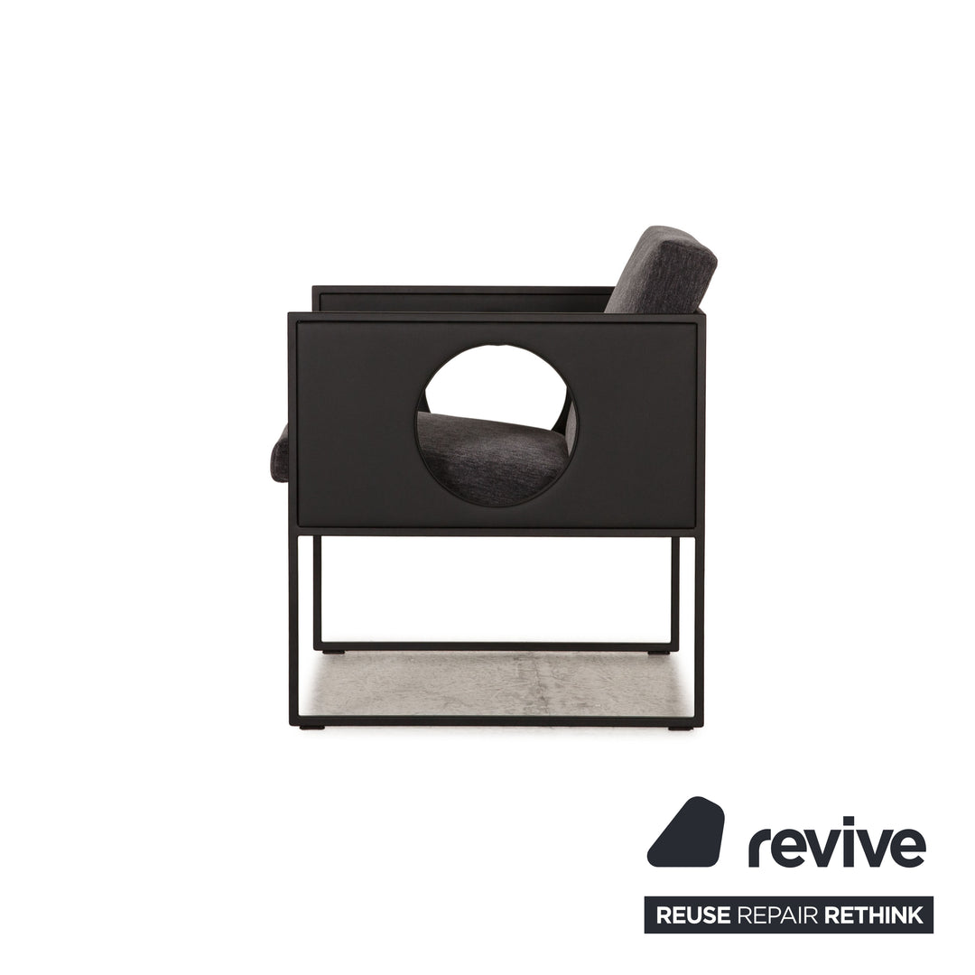 Brühl Grace Stoff Sessel Grau