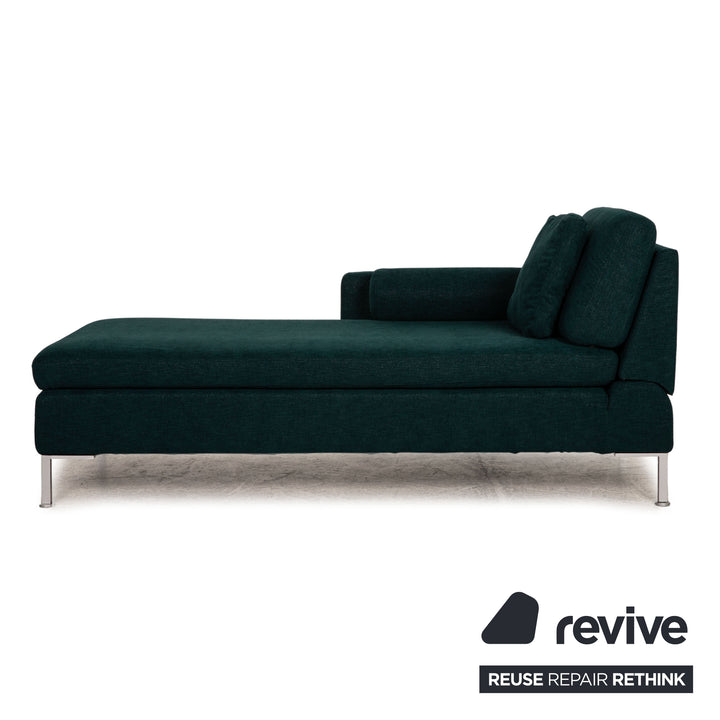 Brühl Alba Stoff Liege Grün Sofa Couch Longchair Funktion Neubezug