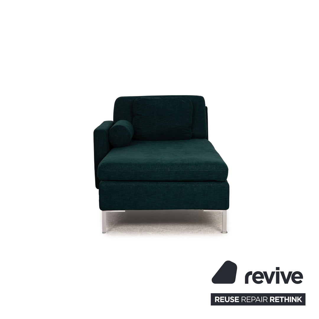 Brühl Alba Stoff Liege Grün Sofa Couch Longchair Funktion Neubezug