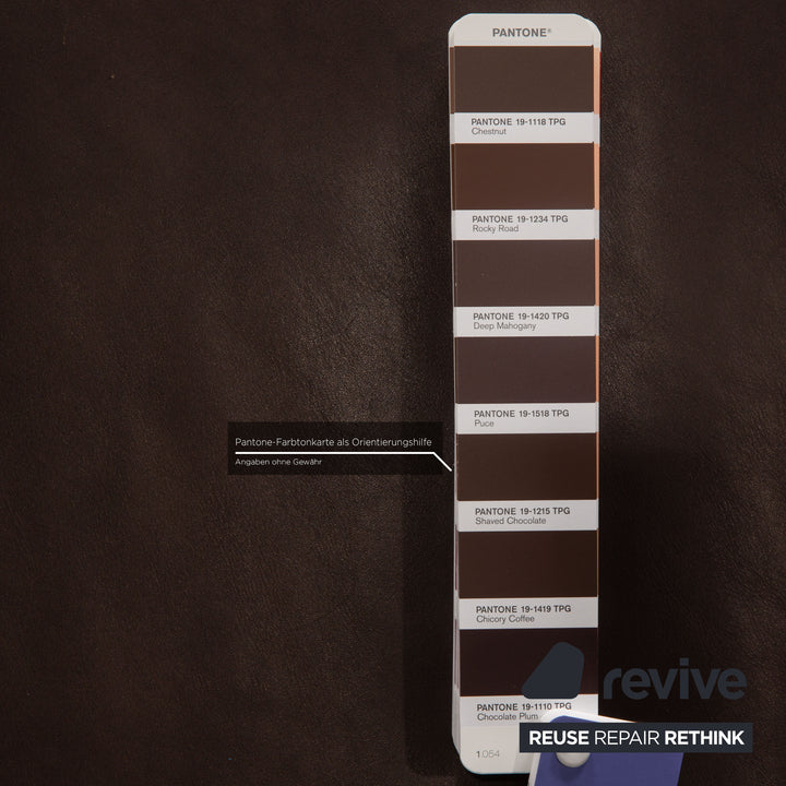 Brühl Amber Leder Dreisitzer Braun Sofa Couch Funktion