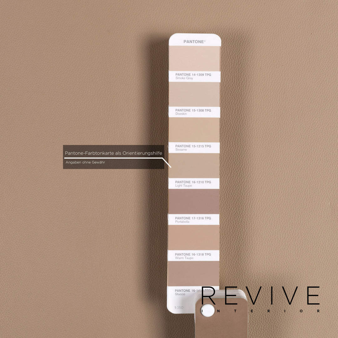 Brühl Collection Alba Leder Sofa Beige Zweisitzer Relaxfunktion Funktion Couch #13362