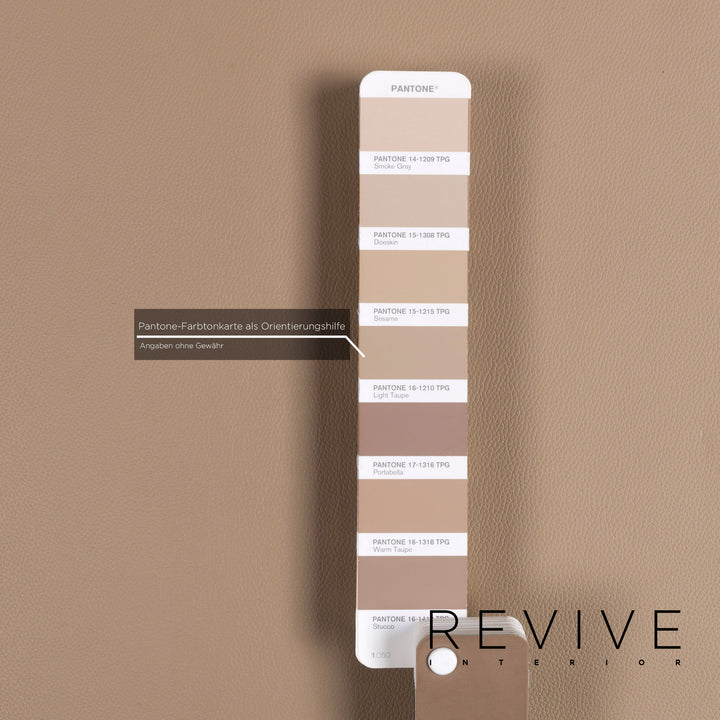 Brühl Collection Alba Leder Sofa Beige Zweisitzer Relaxfunktion Funktion Couch #13362