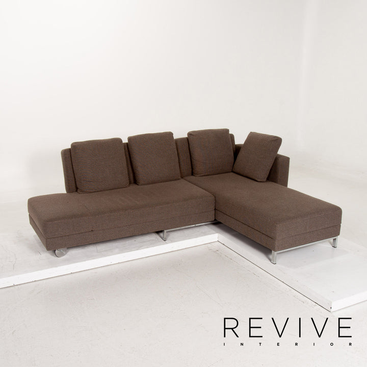 Brühl Collection Four Two Stoff Ecksofa Braun Funktion Schlafsofa Couch Schlaffunktion