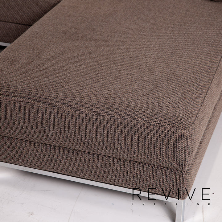 Brühl Collection Four Two Stoff Ecksofa Braun Funktion Schlafsofa Couch Schlaffunktion