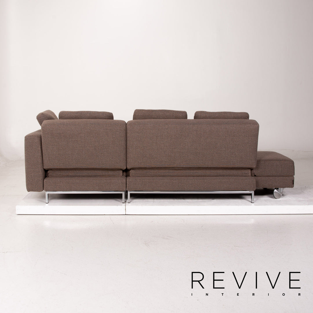 Brühl Collection Four Two Stoff Ecksofa Braun Funktion Schlafsofa Couch Schlaffunktion